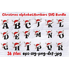 Kit Digital  Grinch + Alfabeto Natal em Png  5