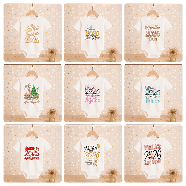 168 Artes para Camisa, Caneca, Body, Copo e Capa agenda Ano novo 2026 Arquivo Editável e Jpg 16