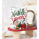 7 Artes para Caneca Snoopy Natal Arquivo Editável  2