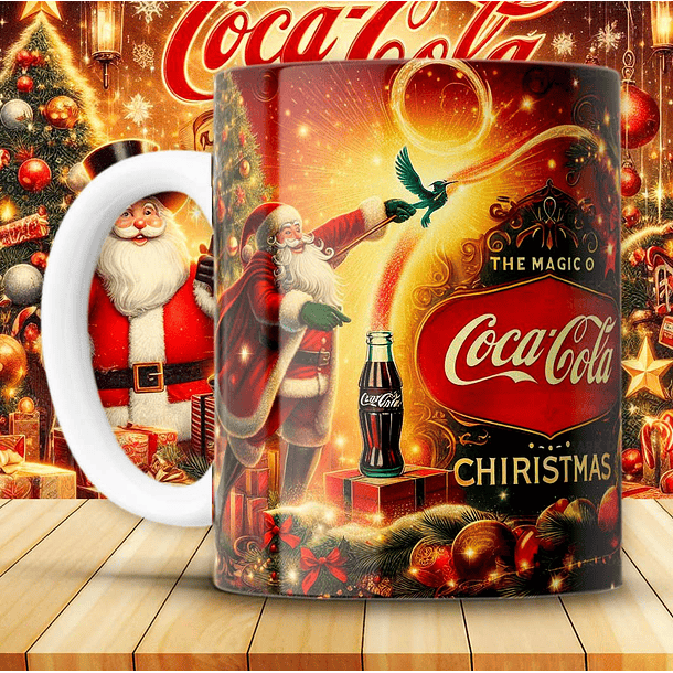 12 Artes para Caneca Coca Cola Vintage Arquivo em Png 3