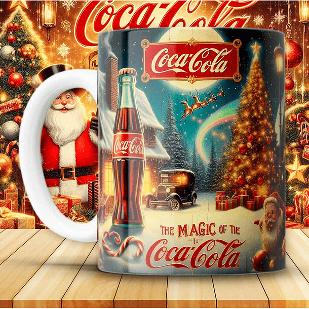 12 Artes para Caneca Coca Cola Vintage Arquivo em Png 5
