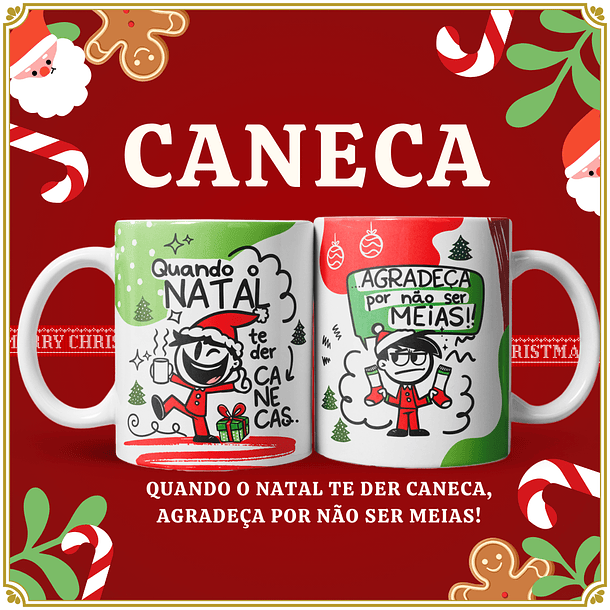 13 Artes para Caneca Natal Arquivo em Png 3