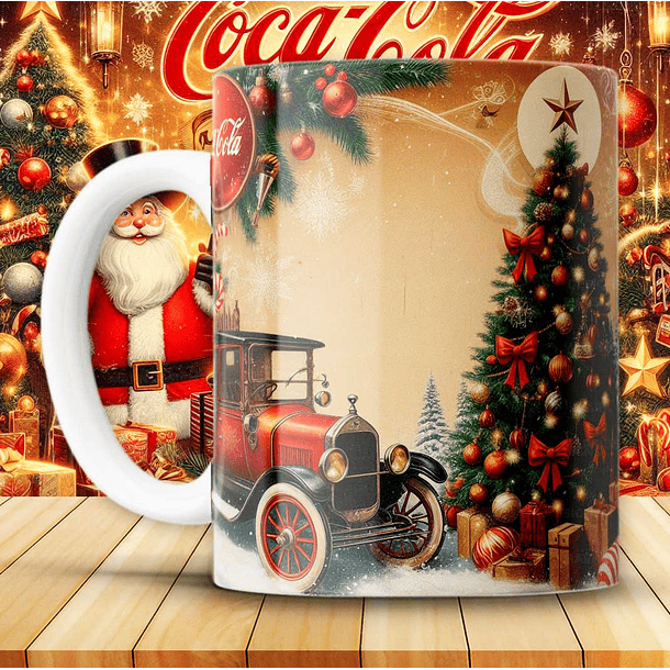 12 Artes para Caneca Coca Cola Vintage Arquivo em Png 7