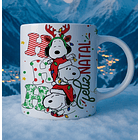 7 Artes para Caneca Snoopy Natal Arquivo Editável  7