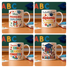 26 Artes para Caneca Formatura ABC Arquivo Editável  1