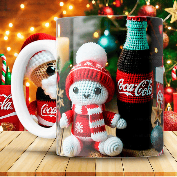 12 Artes para Caneca Coca Cola Natal Arquivo em Png 7