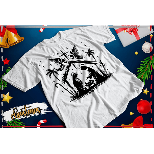 11 Artes para Camisa Natal em Png 6