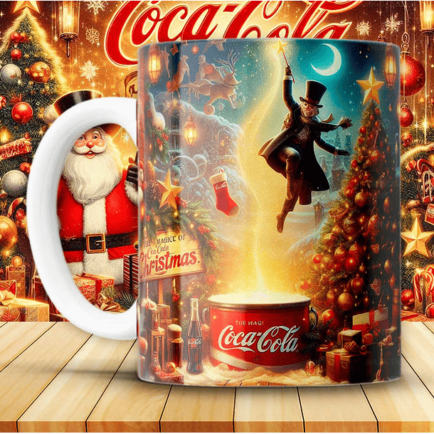 12 Artes para Caneca Coca Cola Vintage Arquivo em Png 9
