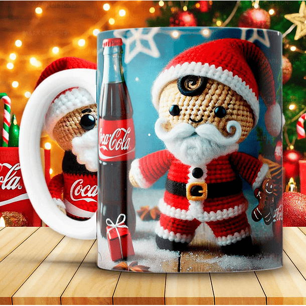 12 Artes para Caneca Coca Cola Natal Arquivo em Png 9