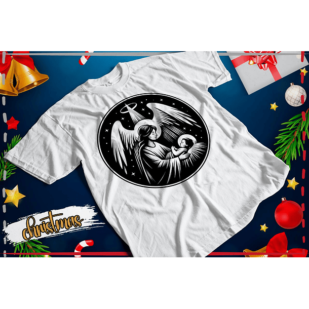 11 Artes para Camisa Natal em Png 8