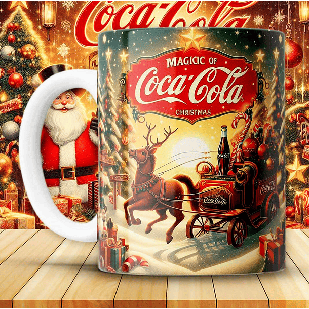 12 Artes para Caneca Coca Cola Vintage Arquivo em Png 11