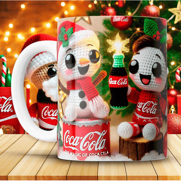 12 Artes para Caneca Coca Cola Natal Arquivo em Png 11