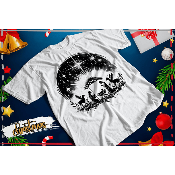 11 Artes para Camisa Natal em Png 11