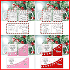 30 Artes para Caneca Natal em Linhas Arquivo em Png  4