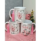 52 Artes para Caneca Alfabeto Dourado e Prata Natalino Arquivo em Png  2