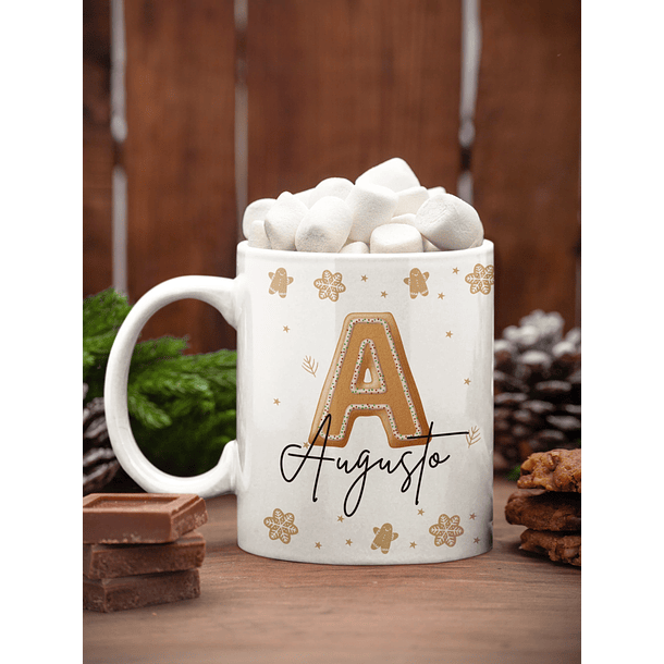 Kit Alfabeto Biscoitos de Natal Arquivo em Png  2