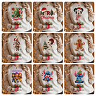 140 Artes para Camisa Tecidos de Croche Natal Arquivo em Png 4