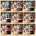 180 Artes para Caneca Personagens e Outros Natal 3D Arquivo em Png 5