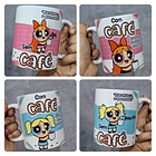 4 Artes para Caneca Com Café - Sem Café Meninas Poderosas Arquivo em Png 1