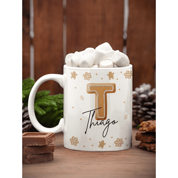 Kit Alfabeto Biscoitos de Natal Arquivo em Png  4