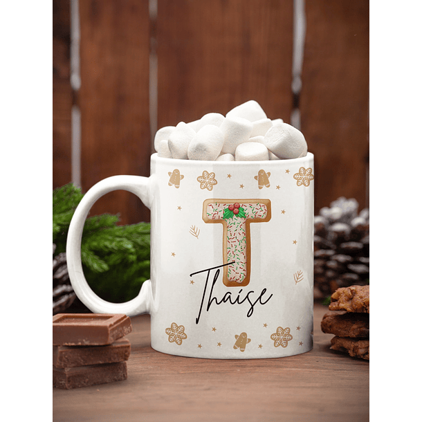 Kit Alfabeto Biscoitos de Natal Arquivo em Png  6