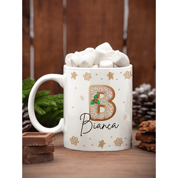 Kit Alfabeto Biscoitos de Natal Arquivo em Png  7