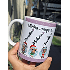 4 Artes para Caneca Minha Amiga é Meninas Super Poderosas Arquivo em Jpg  3
