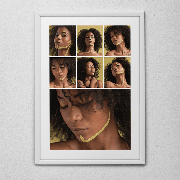 15 Artes para Quadro Colagens de Fotos Arquivo Editável  6