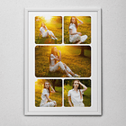 15 Artes para Quadro Colagens de Fotos Arquivo Editável  7