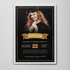 12 Artes para Quadro formatura Graduação Arquivo Editável  13