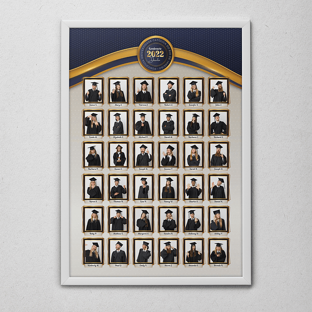 12 Artes para Quadro formatura Graduação Arquivo Editável  14