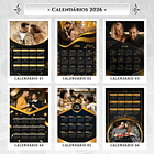 30 Artes para Calendário 2026 Arquivo Editável 4