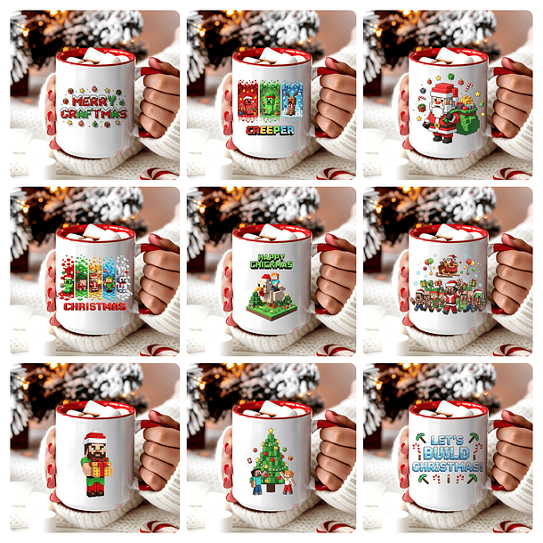 99 Artes para Camisa ou Caneca Natal Personagens e Diversos Arquivo em Png  3