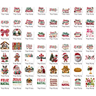 47 Artes para Camisa T-Shirts Natalino Natal Arquivo em Png 7