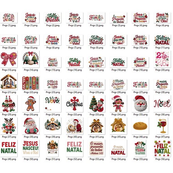 47 Artes para Camisa T-Shirts Natalino Natal Arquivo em Png 7