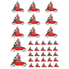 Arquivos para Personalização Natal, Fusca, Casinhas, Alfabeto, Mistos em Dtf Uv 2