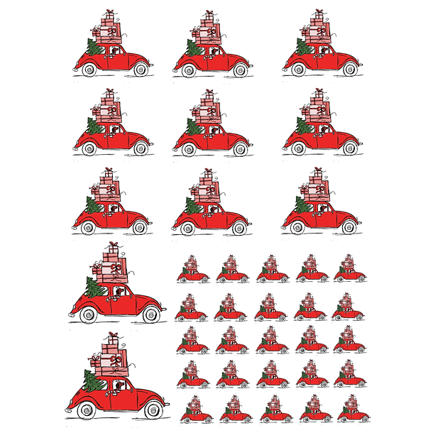 Arquivos para Personalização Natal, Fusca, Casinhas, Alfabeto, Mistos em Dtf Uv 2