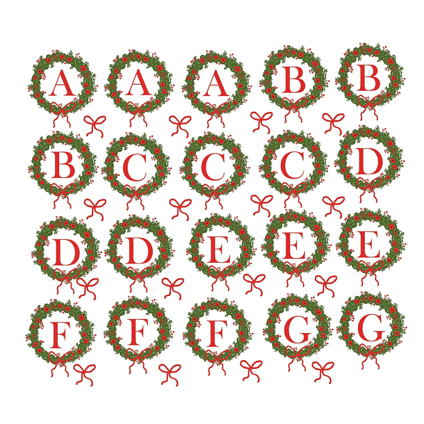 Arquivos para Personalização Natal, Fusca, Casinhas, Alfabeto, Mistos em Dtf Uv 4