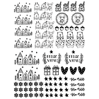 Arquivos para Personalização Natal, Fusca, Casinhas, Alfabeto, Mistos em Dtf Uv 8