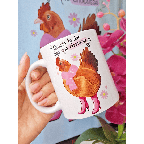 Arte Caneca Queria te dar algo que chocasse em Jpg 1