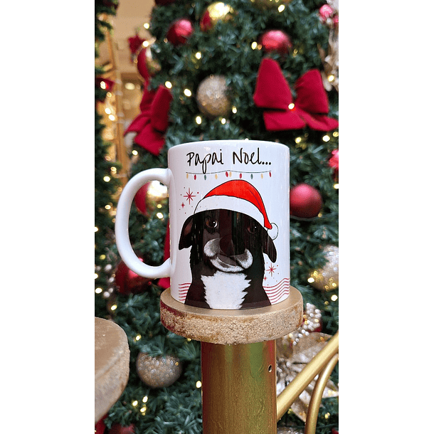 Arte Caneca Querido Papai Noel, terapia não é suficiente, precisava de dinheiro em Jpg 1