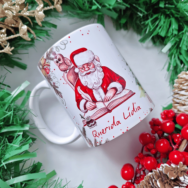 Arte Caneca Você é muito forte Mensagem do Papai Noel em Jpg  1