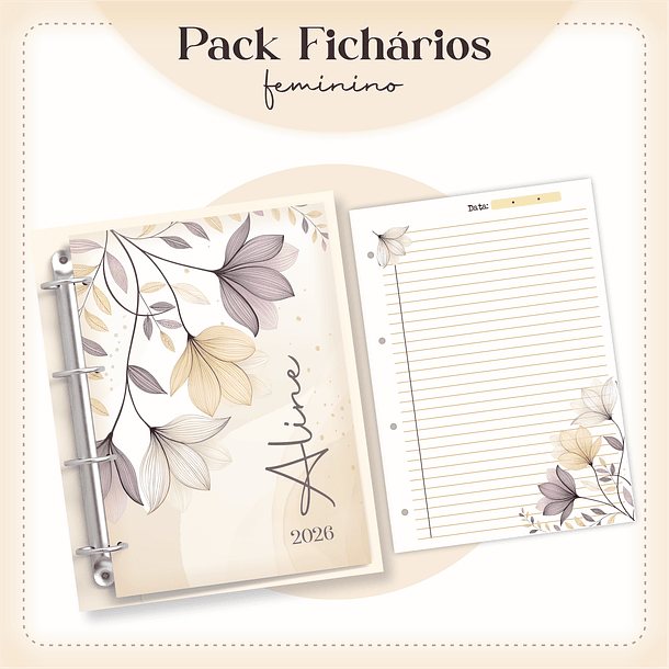 Arquivo encadernação Ficharios Masculino e Feminino Arquivo em Pdf  3