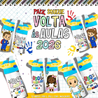 Combo Volta as aulas Squeeze, Caneca, Capa agenda, Toalhinhas e Muito mais Arquivo Editável 1