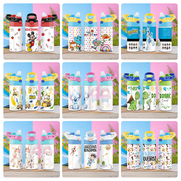 84 Artes para Squeeze Personagens Volume 1 e 2 Arquivo Editável 5