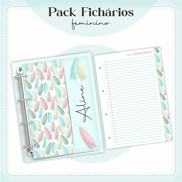 Arquivo encadernação Ficharios Masculino e Feminino Arquivo em Pdf  5