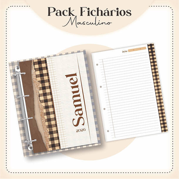 Arquivo encadernação Ficharios Masculino e Feminino Arquivo em Pdf  7