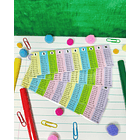 Arquivo Volta as aulas Completo Etiquetas e Tabuada e muito mais Arquivo em Png 6