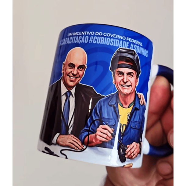 3 Artes para Caneca Soldador Bolsonaro Arquivo em Jpg  3