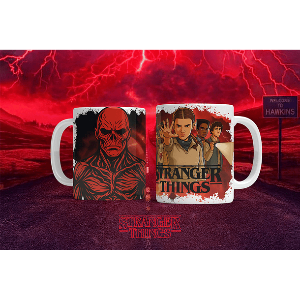 12 Artes para Caneca Stranger Things Arquivo em Png  2